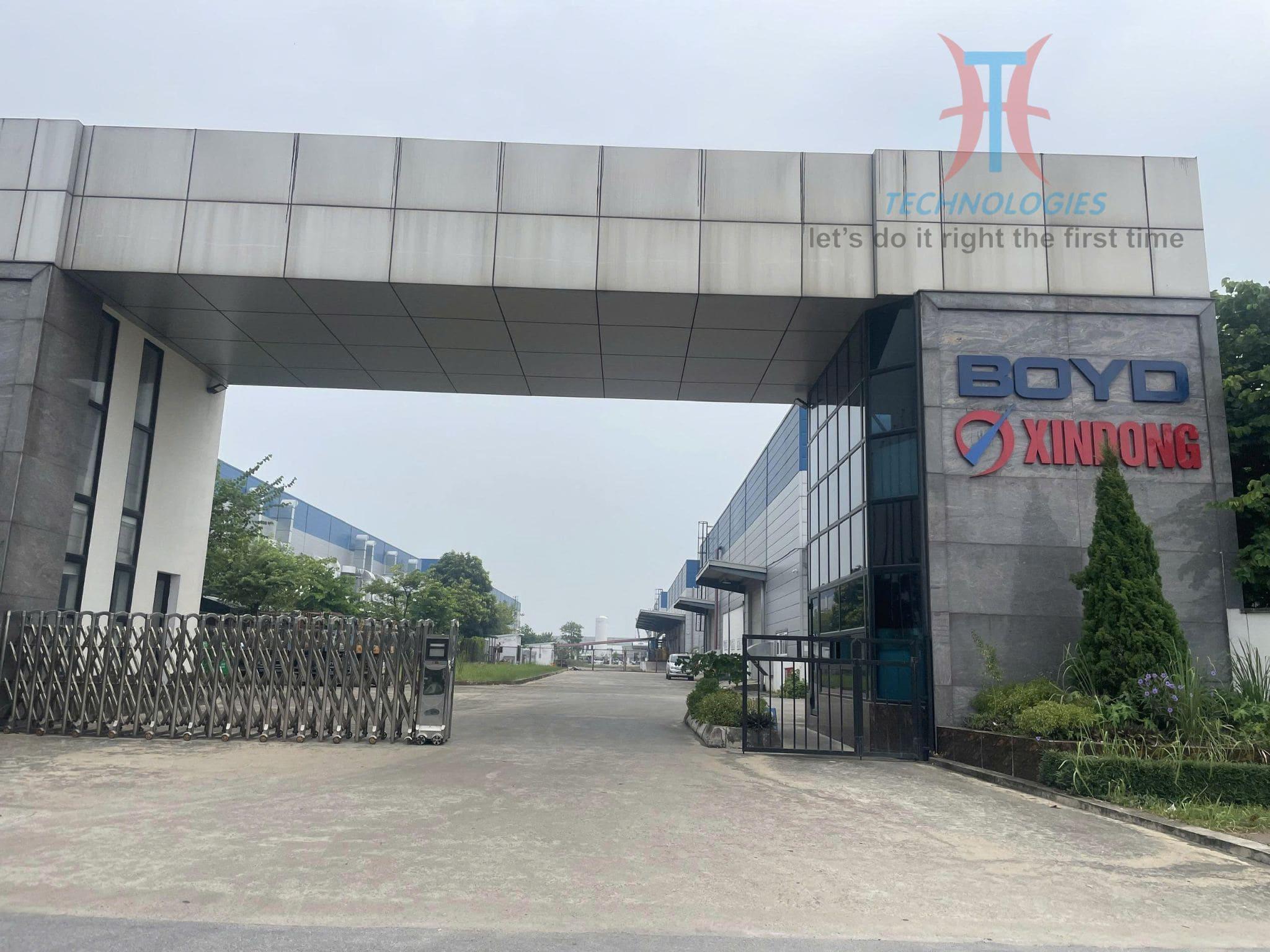 BÀN GIAO VÀ HƯỚNG DẪN LẮP ĐẶT MÁY ĐO CHUẨN ROHS, MODEL: EDX4500H TẠI CÔNG TY TNHH BOYD VIỆT NAM